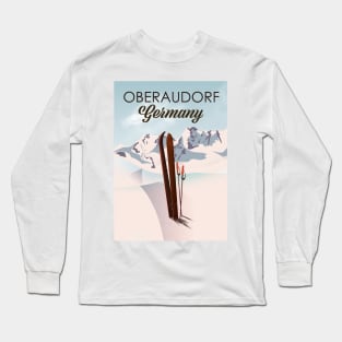 Oberaudorf Germany ski poster. Long Sleeve T-Shirt